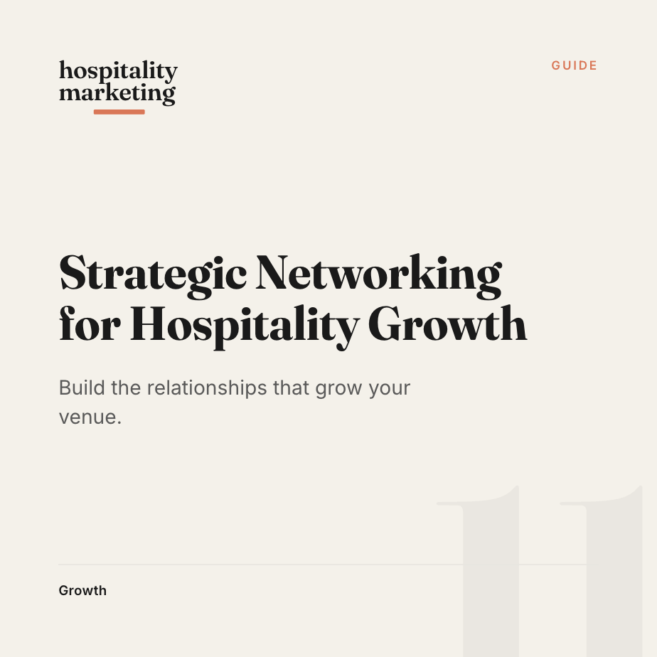 Strategic Networking for Hospitality Growth