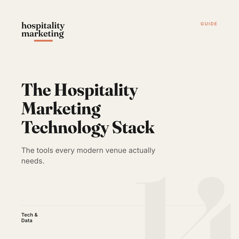 The Hospitality Marketing Technology Stack