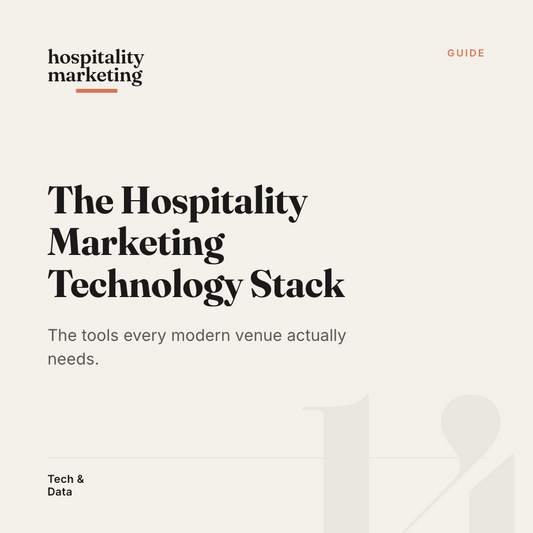 The Hospitality Marketing Technology Stack