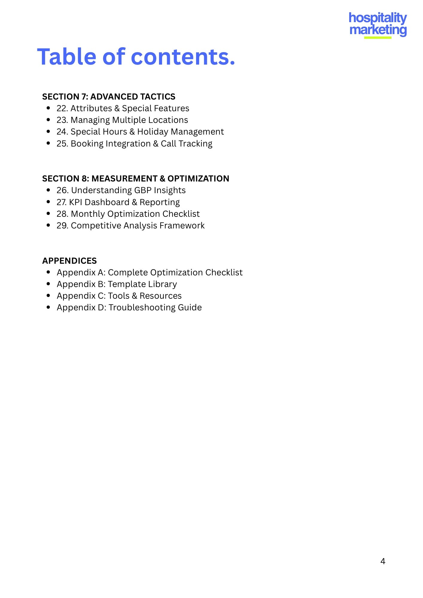 Google Business Profile Mastery For Hospitality